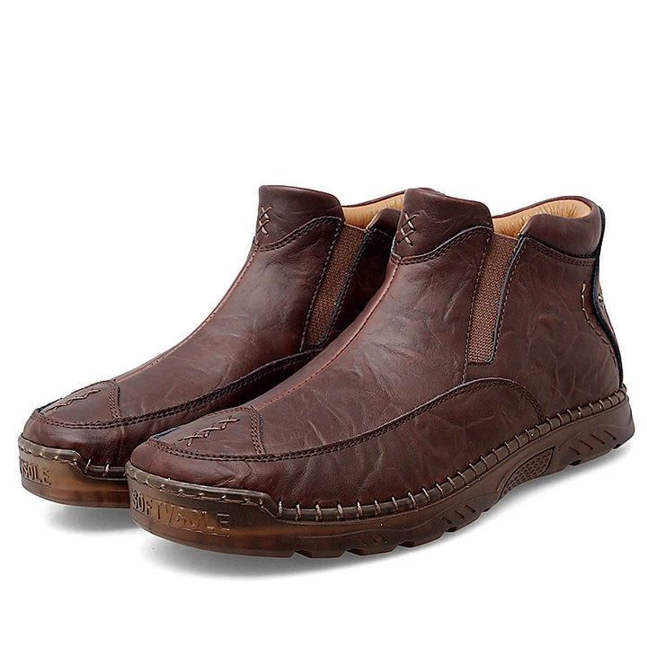 Last Day 70% OFF🔥 Men's Outdoor Casual Handmade Cowhide Boots