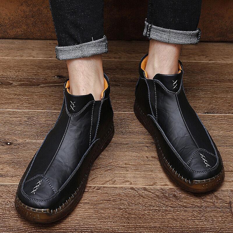 Last Day 70% OFF🔥 Men's Outdoor Casual Handmade Cowhide Boots