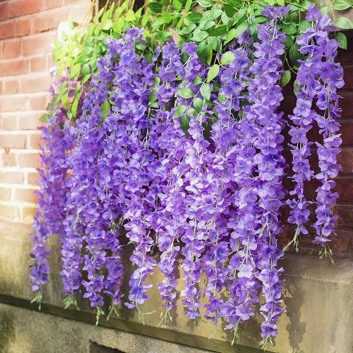 💥Hot Sale🌸UV Resistant Lifelike Artificial Wisteria Flower - No Maintenance, Pruning or Watering!