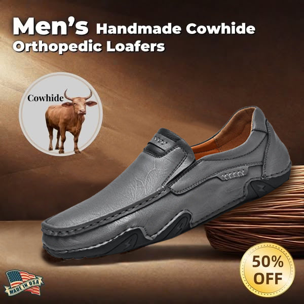 Last Day 70% OFF🔥Men's Genuine Calfskin Leather Slip-On Loafers