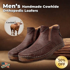 🔥Last Day 70% OFF🔥Men's Outdoor Casual Handmade Cowhide Boots