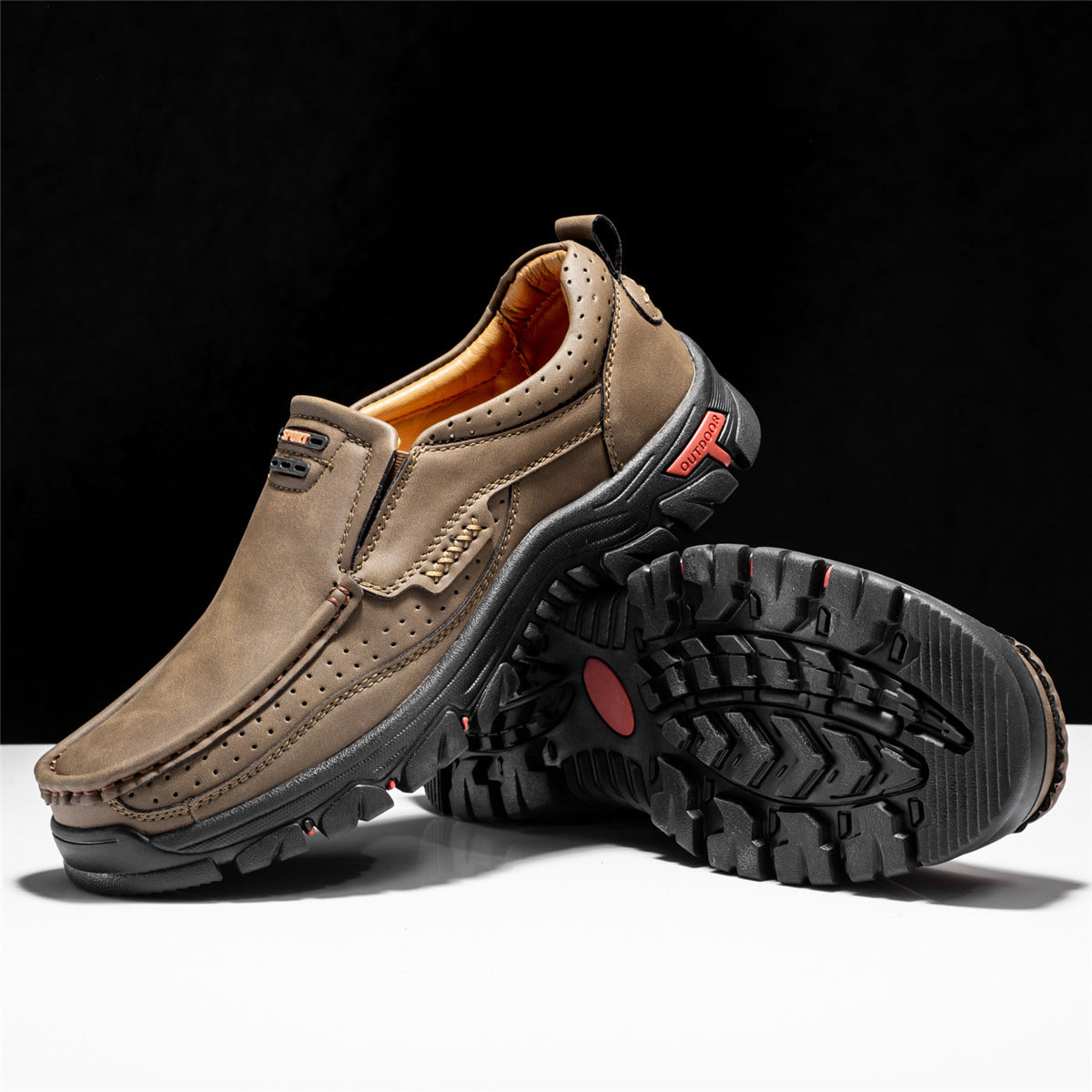 🔥Hot Sale 50% OFF🔥 Men's Non-slip Walking Leather Lightweight Breathable Casual Loafers