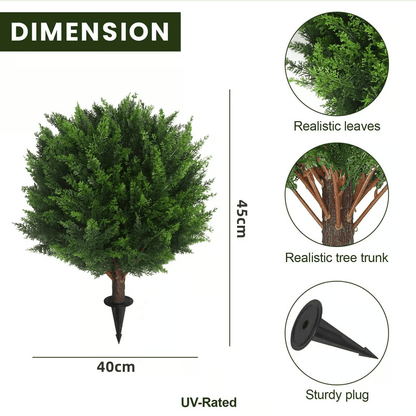 💥Summer Hot Sale🔥UV Resistant Artificial Cedar Topiary Tree🌲