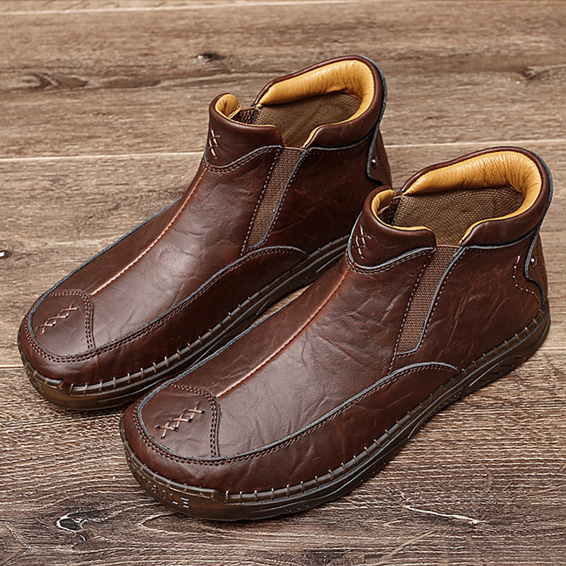 Last Day 70% OFF🔥 Men's Outdoor Casual Handmade Cowhide Boots