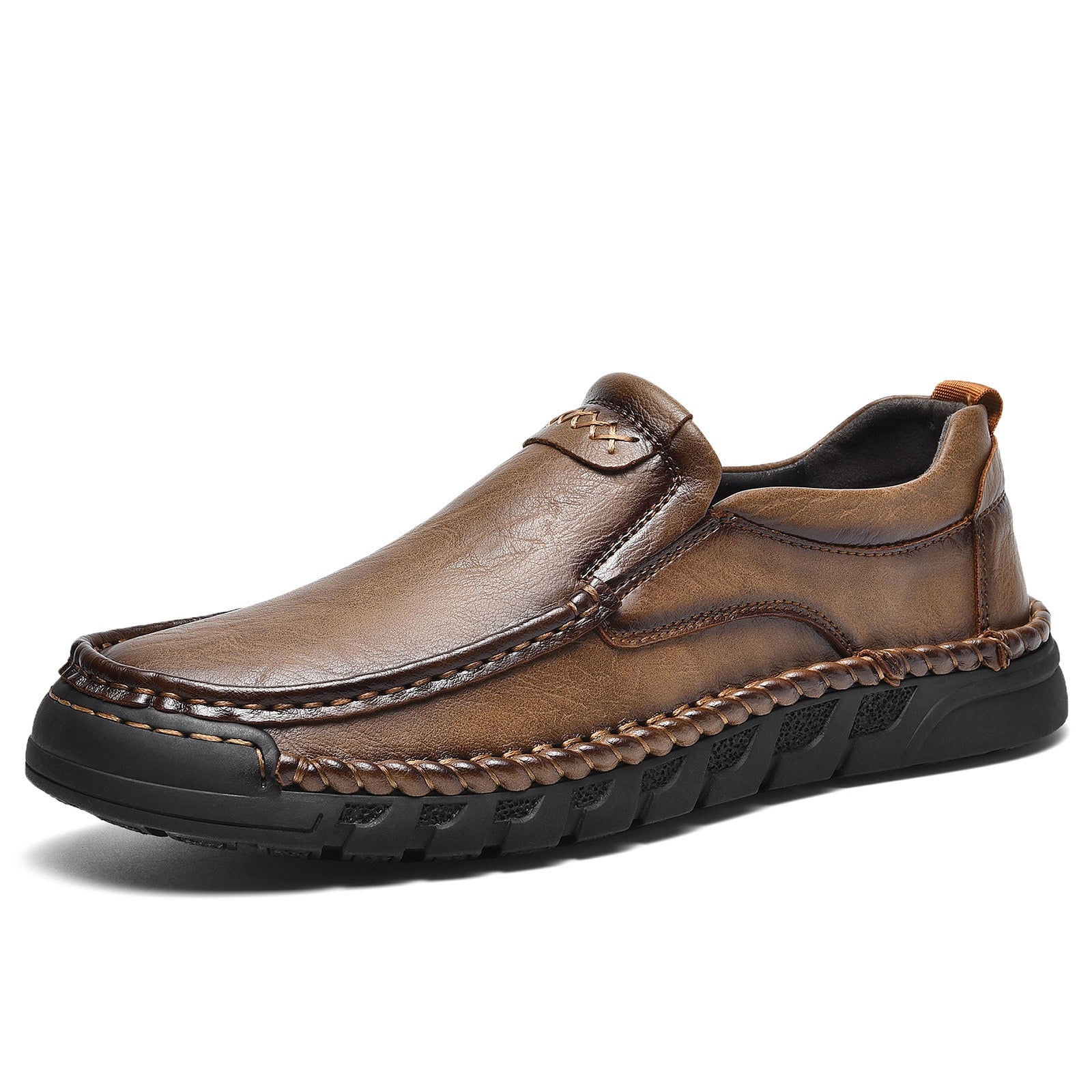 ⏰Last Day! 70% OFF 🔥Men's Handmade Leather Loafers with Arch Support & Wide Toe Box