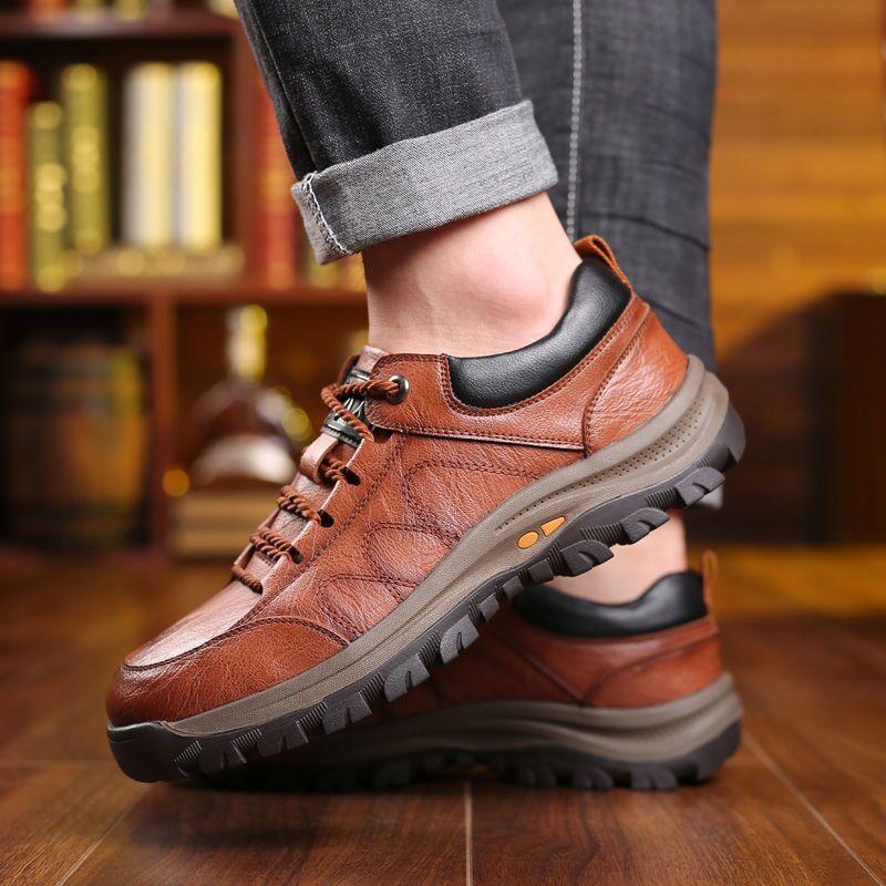 🔥Hot Sale - Men's Casual Hand Stitching Arch Support & Non-Slip Breathable Shoes