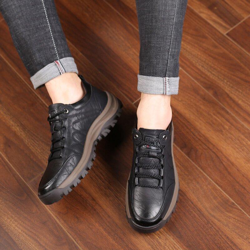 🔥Hot Sale - Men's Casual Hand Stitching Arch Support & Non-Slip Breathable Shoes