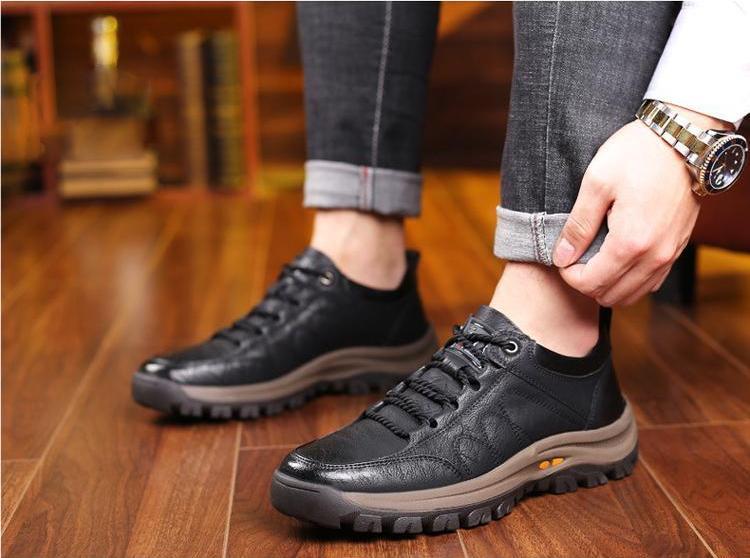 🔥Hot Sale - Men's Casual Hand Stitching Arch Support & Non-Slip Breathable Shoes