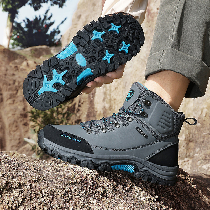 (⏰CLEARANCE SALE 70% OFF) Men's High Top Lace-Up Hiking Mountaineering Walking Boots
