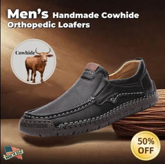 ⏰Last Day 70% OFF - 2025 Newest Men's Handmade Orthopedic Leather Loafers