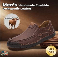 ⏰Last Day 70% OFF - 2025 Newest Men's Handmade Orthopedic Leather Loafers