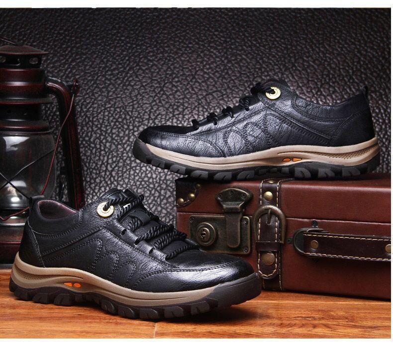 🔥Hot Sale - Men's Casual Hand Stitching Arch Support & Non-Slip Breathable Shoes