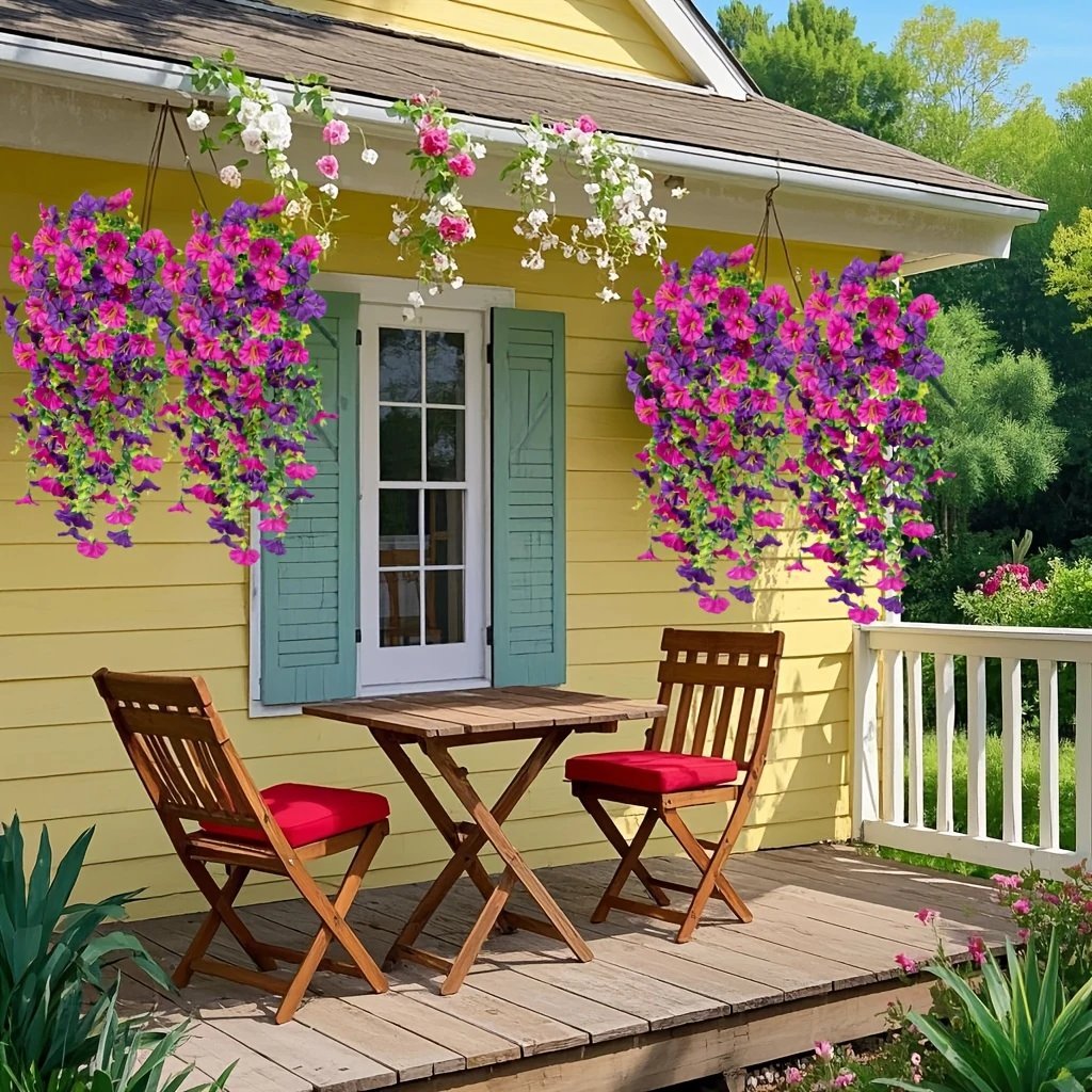 💖Mother's Day Hot Sale 49% OFF -🌺UV Resistant Hanging Artificial Morning Glory Vine