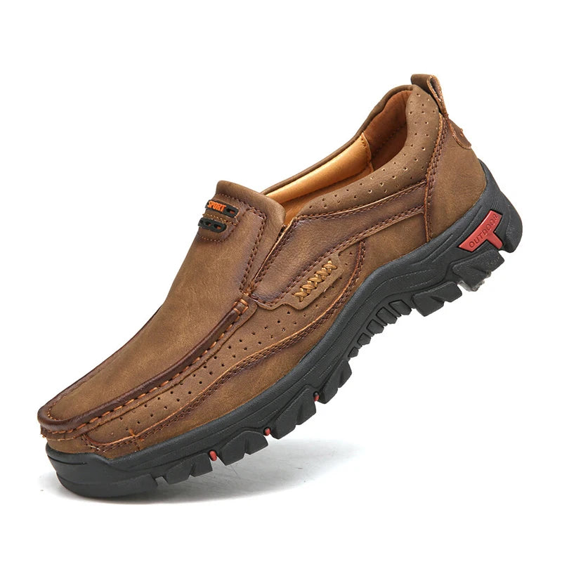 🔥Hot Sale 50% OFF🔥 Men's Non-slip Walking Leather Lightweight Breathable Casual Loafers