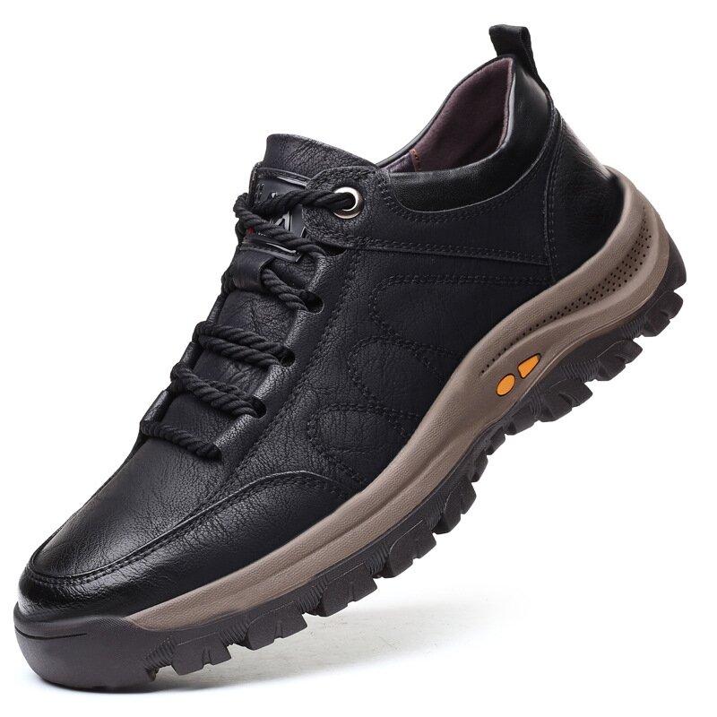 🔥Hot Sale - Men's Casual Hand Stitching Arch Support & Non-Slip Breathable Shoes
