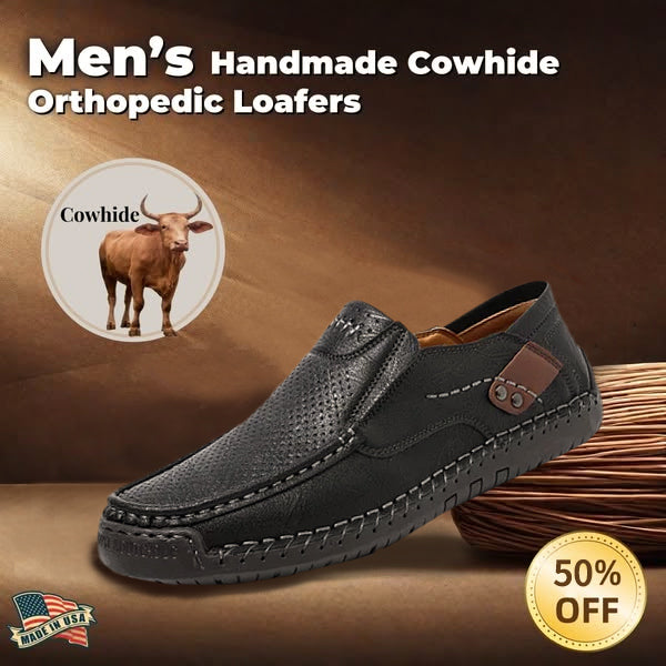 ⏰Limited Time Sale 70% OFF⏰ Men's Handmade Cutout Loafers