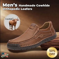 ⏰Last Day 70% OFF - 2025 Newest Men's Handmade Orthopedic Leather Loafers