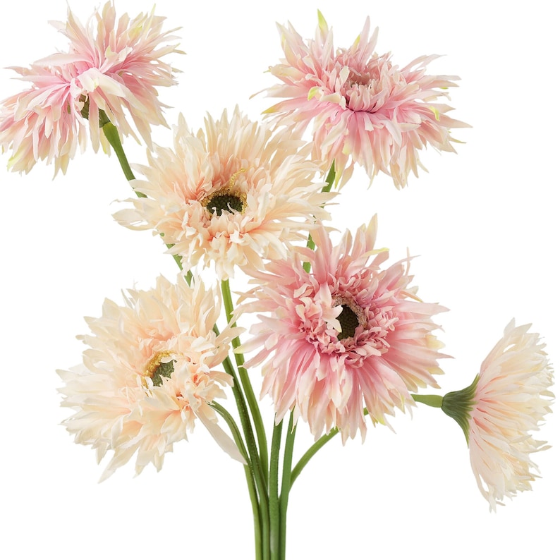 🌼2025 Hot Sale🔥Realistic Artificial Spider Gerbera Daisies Home Decor💐