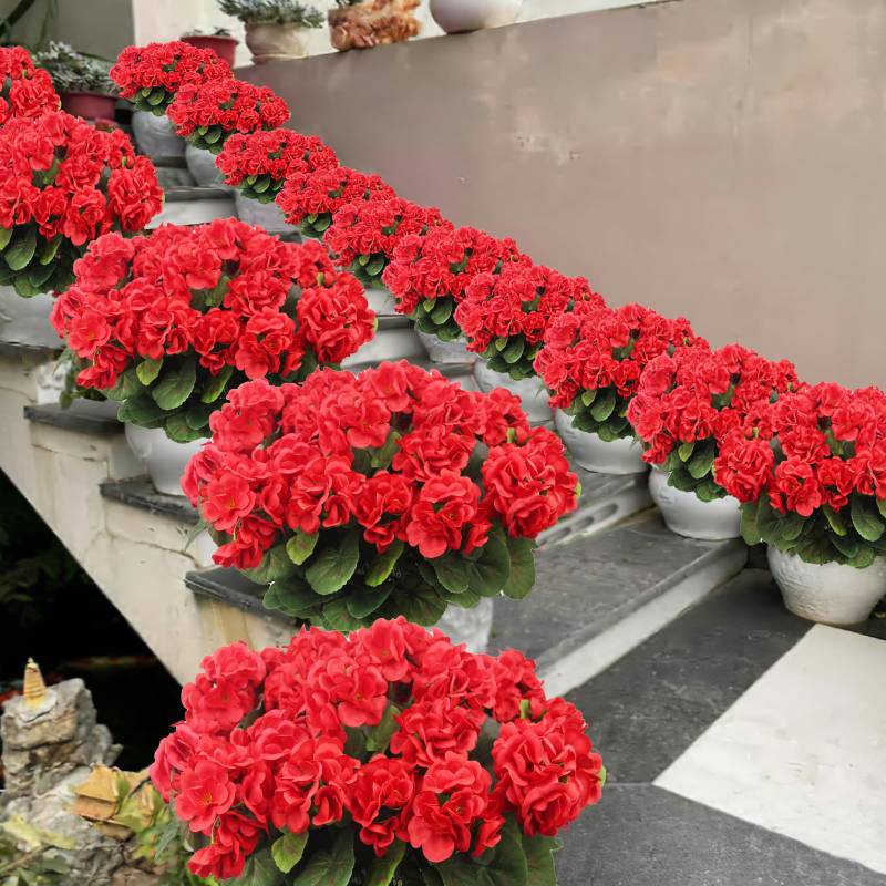 💐2025 Hot Sale✨UV-Resistant Lifelike Artificial Geraniums